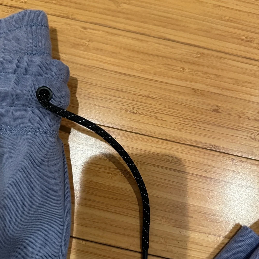 Nike Tech Fleece Joggers Women XS Slate Blue Black Zip Pocket